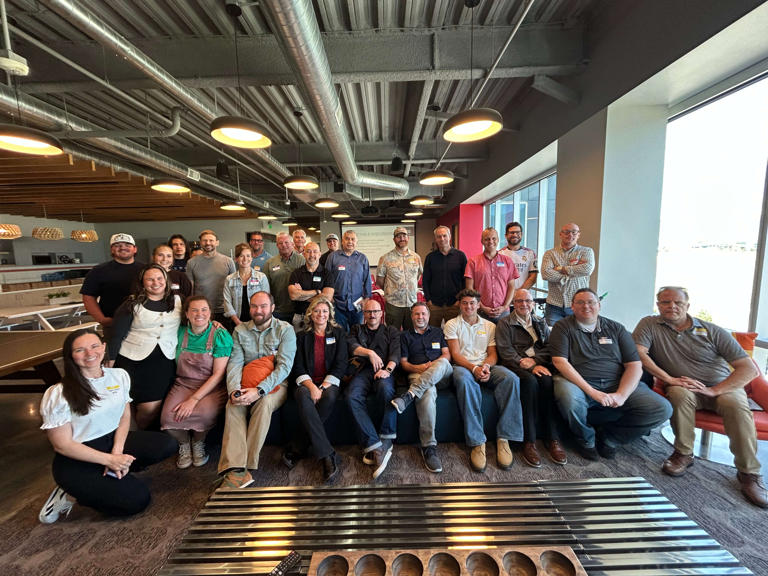 Utah Marketing Group members gather for a group photo during a September networking and educational meeting.